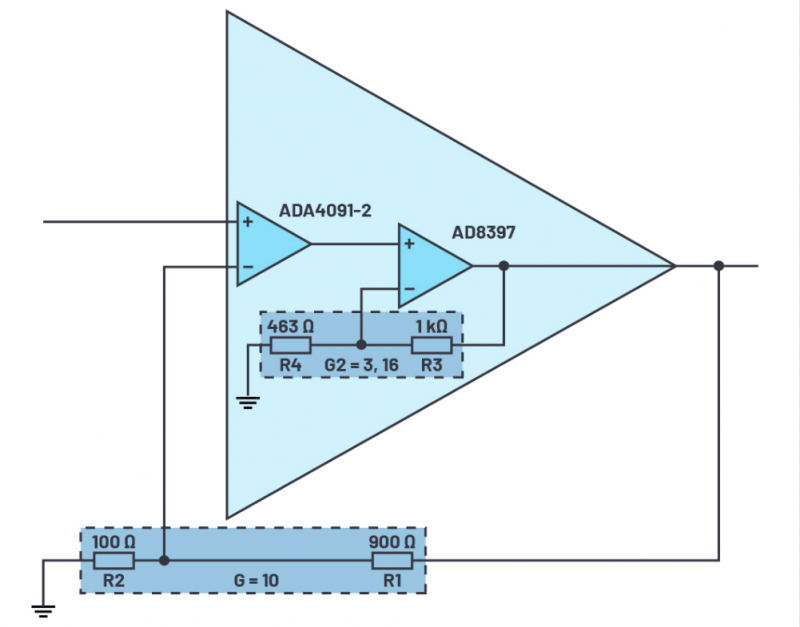 兩個運放串聯(lián)