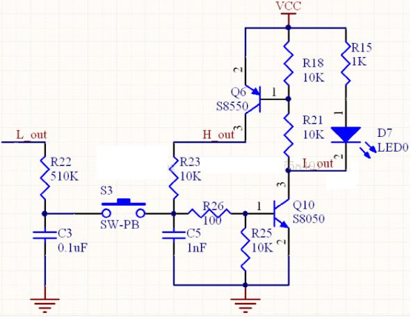 三極管一鍵開關(guān)機電路
