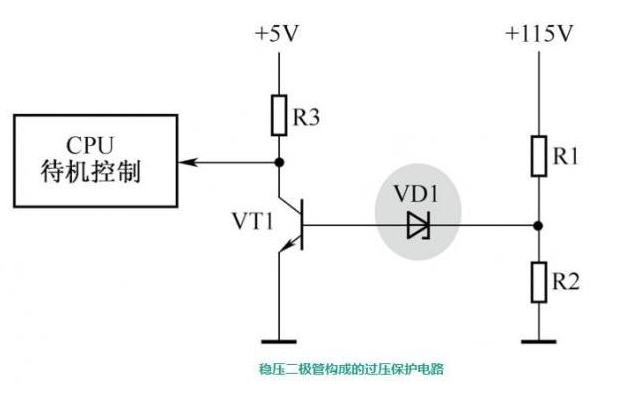 穩(wěn)壓二極管應用電路