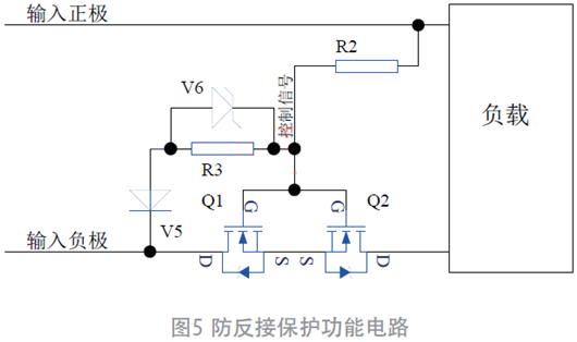 過欠壓、防反接電路