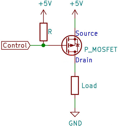 高邊 低邊晶體管開(kāi)關(guān)電路