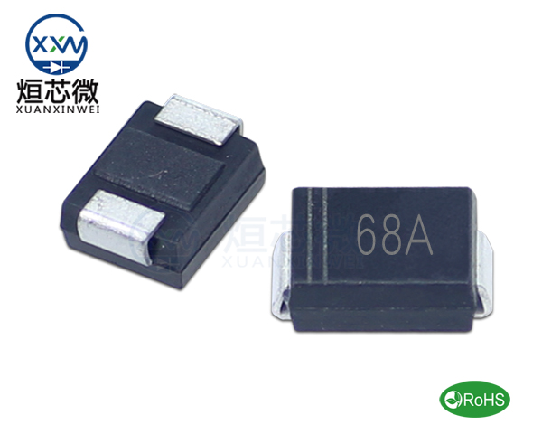 P6SMB68A參數(shù),TVS二極管P6SMB68A瞬態(tài)(變)抑制二極管