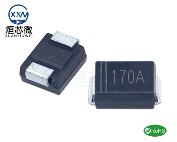 P6SMB170A參數,TVS二極管P6SMB170A瞬態(tài)(變)抑制二極管